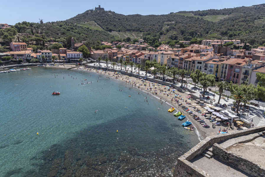 Francia - Collioure 007 - playa de Port d'Avall.jpg